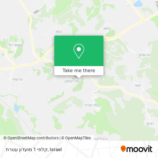 קלפי 1 מועדון עטרת map