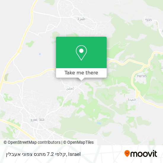 קלפי 7.2 מתנס צפוני אעבלין map