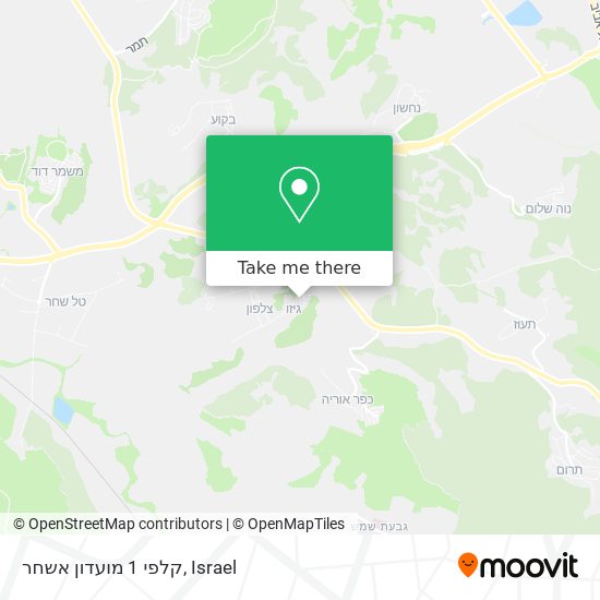 קלפי 1 מועדון אשחר map