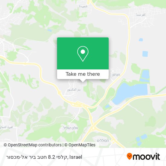 קלפי 8.2 חטב ביר אל-מכסור map