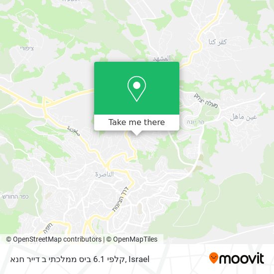 קלפי 6.1 ביס ממלכתי ב דייר חנא map