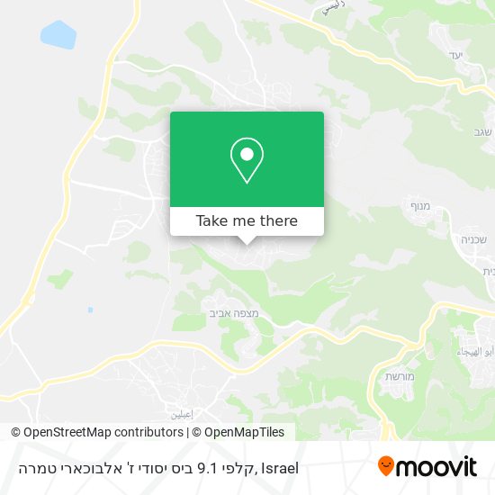 קלפי 9.1 ביס יסודי ז' אלבוכארי טמרה map