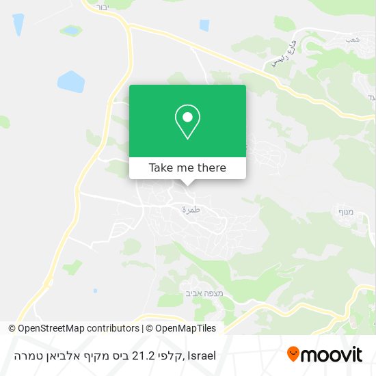 קלפי 21.2 ביס מקיף אלביאן טמרה map