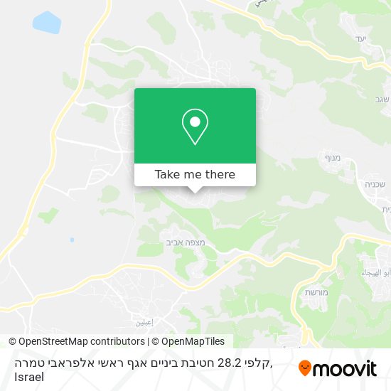 קלפי 28.2 חטיבת ביניים אגף ראשי אלפראבי טמרה map