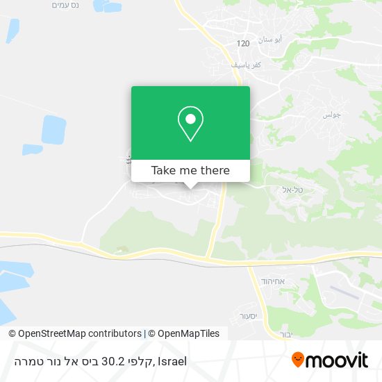 קלפי 30.2 ביס אל נור טמרה map