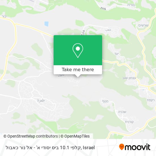 קלפי 10.1 ביס יסודי א' - אל נור כאבול map