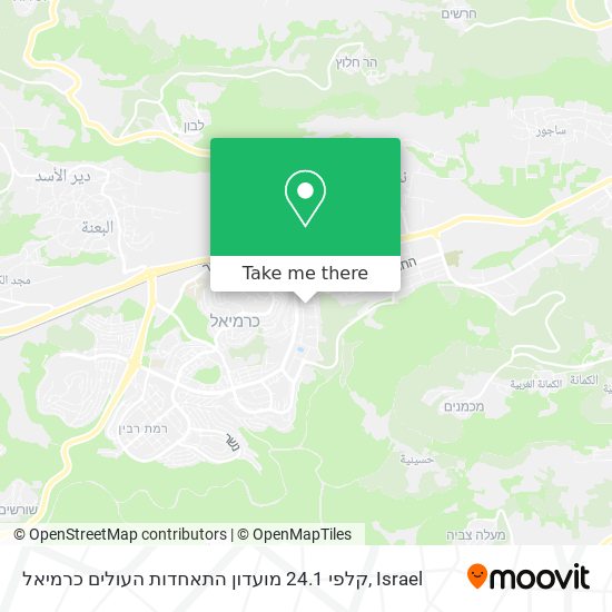 Карта קלפי 24.1 מועדון התאחדות העולים כרמיאל