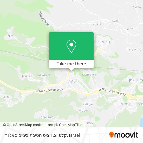 קלפי 1.2 ביס חטיבת ביניים סאג'ור map