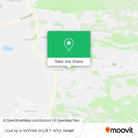 קלפי 8.1 ביס ממלכתי א עראבה map