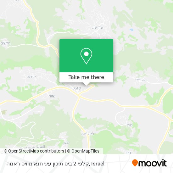 קלפי 2 ביס תיכון עש חנא מוויס ראמה map