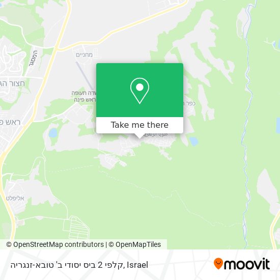 קלפי 2 ביס יסודי ב' טובא-זנגריה map