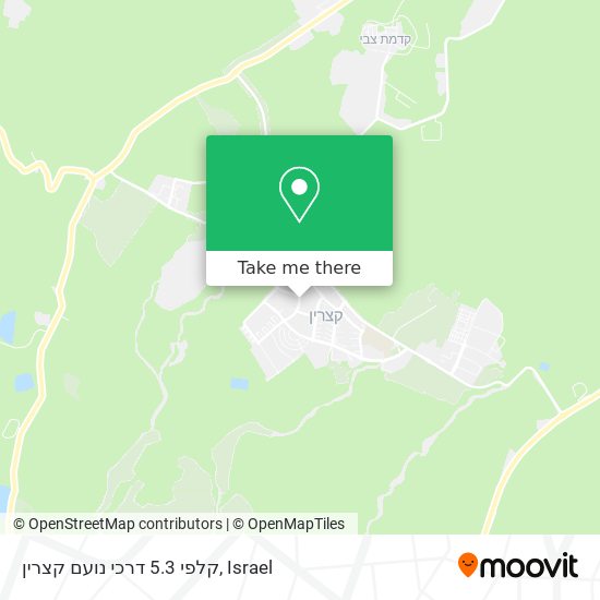 קלפי 5.3 דרכי נועם קצרין map