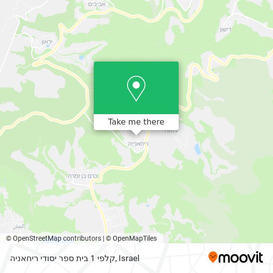 קלפי 1 בית ספר יסודי ריחאניה map