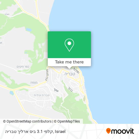 קלפי 3.1 ביס ארליך טבריה map