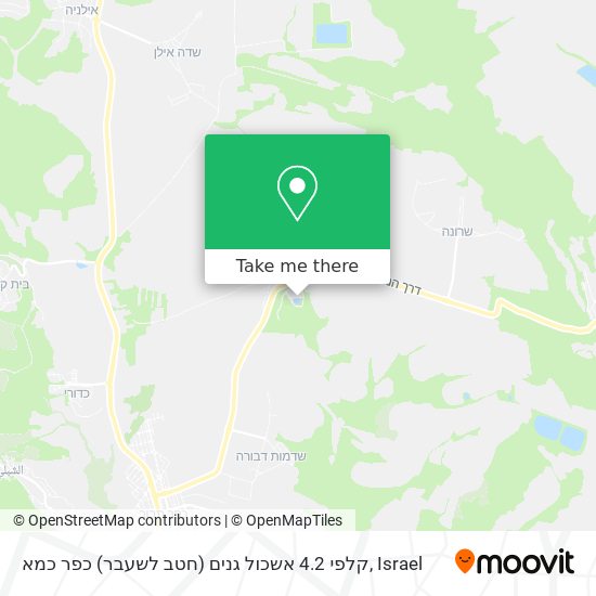 קלפי 4.2 אשכול גנים (חטב לשעבר) כפר כמא map