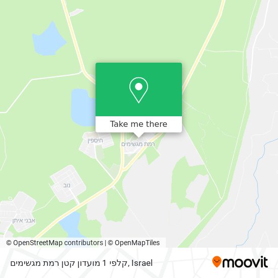 קלפי 1 מועדון קטן רמת מגשימים map