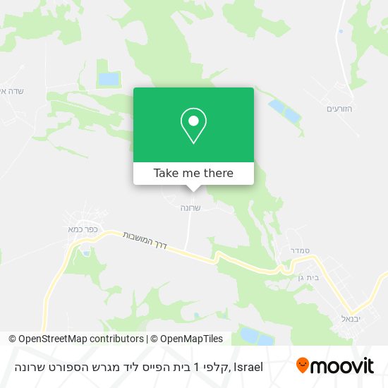 קלפי 1 בית הפייס ליד מגרש הספורט שרונה map