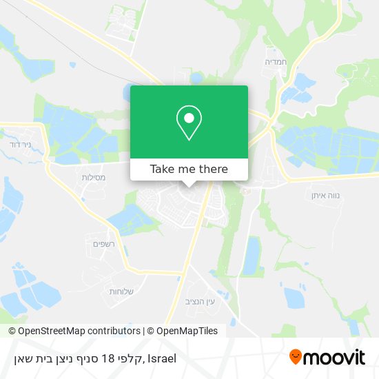 קלפי 18 סניף ניצן בית שאן map