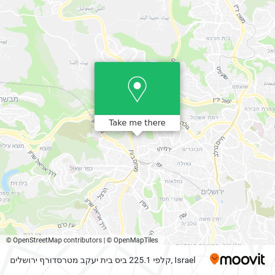 קלפי 225.1 ביס בית יעקב מטרסדורף ירושלים map