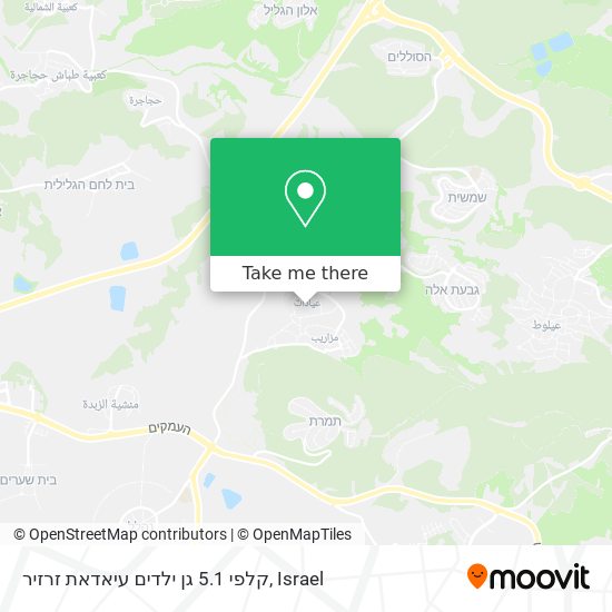 קלפי 5.1 גן ילדים עיאדאת זרזיר map