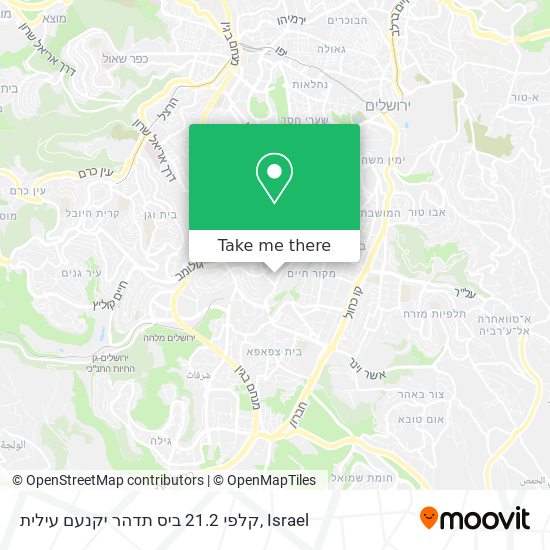 Карта קלפי 21.2 ביס תדהר יקנעם עילית