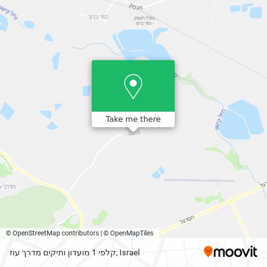 Карта קלפי 1 מועדון ותיקים מדרך עוז