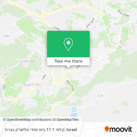 קלפי 11.1 ביס יסודי אלשרק נצרת map