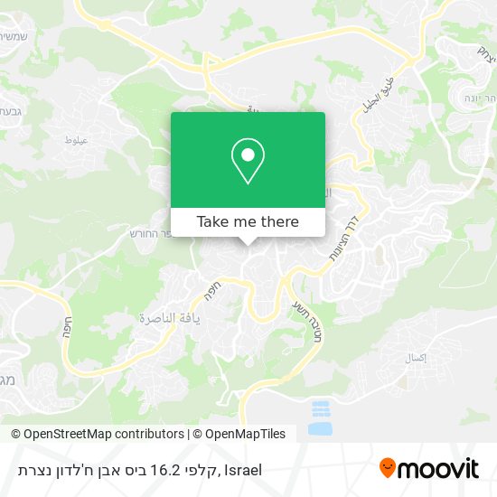 קלפי 16.2 ביס אבן ח'לדון נצרת map