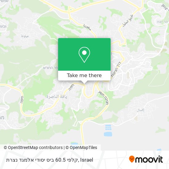 קלפי 60.5 ביס יסודי אלמגד נצרת map