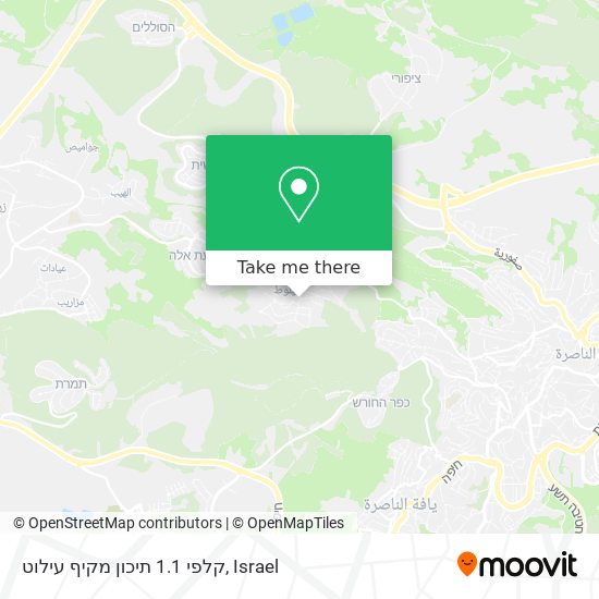 קלפי 1.1 תיכון מקיף עילוט map