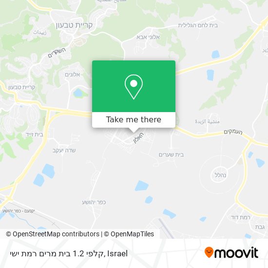 קלפי 1.2 בית מרים רמת ישי map