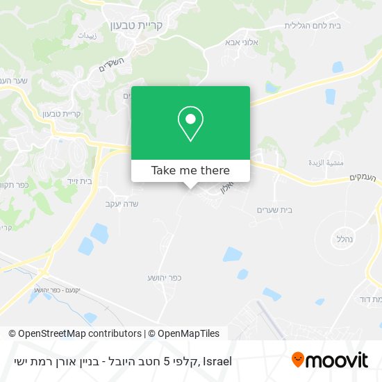 קלפי 5 חטב היובל - בניין אורן רמת ישי map