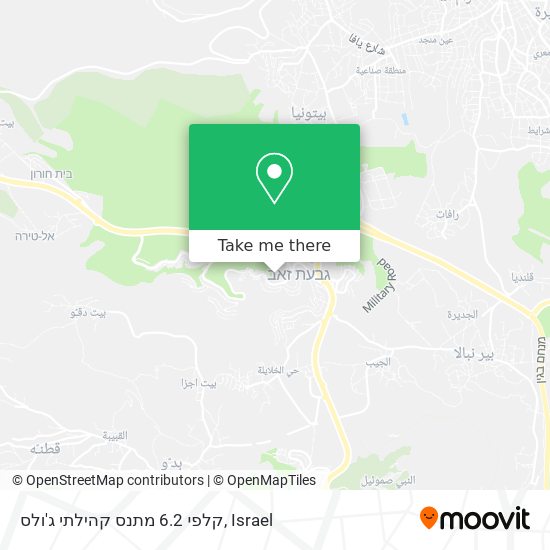 קלפי 6.2 מתנס קהילתי ג'ולס map