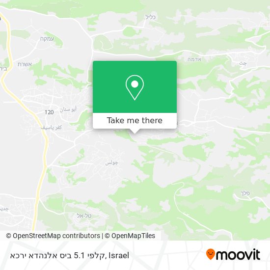 קלפי 5.1 ביס אלנהדא ירכא map