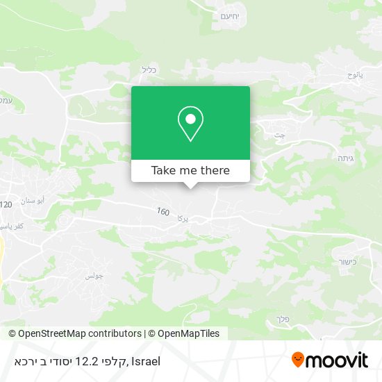 קלפי 12.2 יסודי ב ירכא map