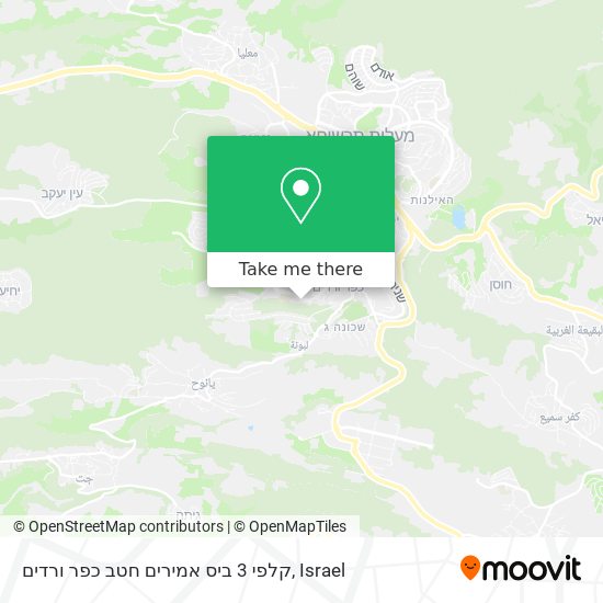 קלפי 3 ביס אמירים חטב כפר ורדים map