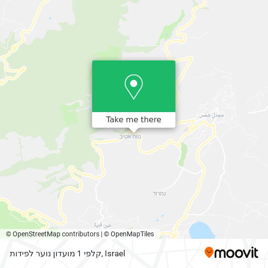 קלפי 1 מועדון נוער לפידות map