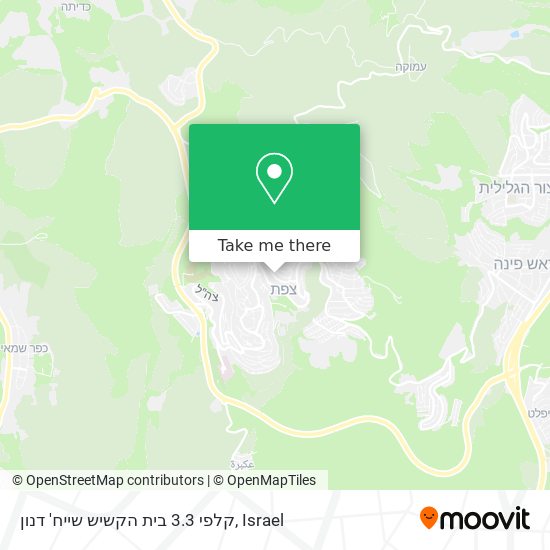 קלפי 3.3 בית הקשיש שייח' דנון map