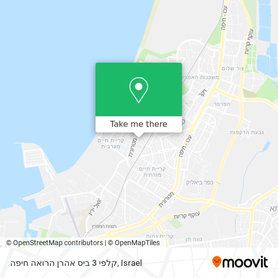 קלפי 3 ביס אהרן הרואה חיפה map