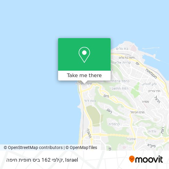 קלפי 162 ביס חופית חיפה map