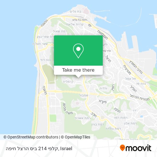 קלפי 214 ביס הרצל חיפה map