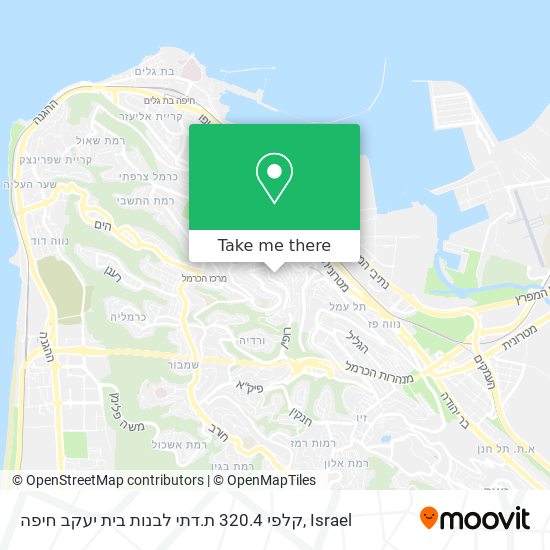 קלפי 320.4 ת.דתי לבנות בית יעקב חיפה map