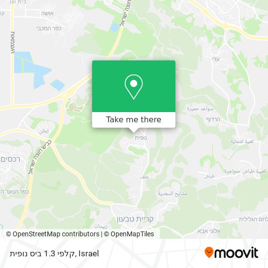 קלפי 1.3 ביס נופית map