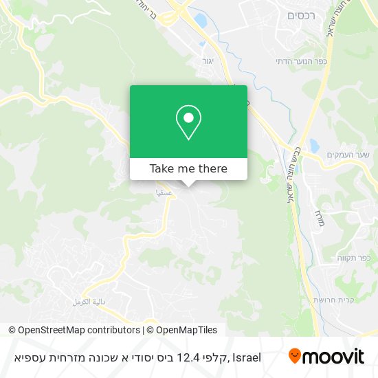 קלפי 12.4 ביס יסודי א שכונה מזרחית עספיא map