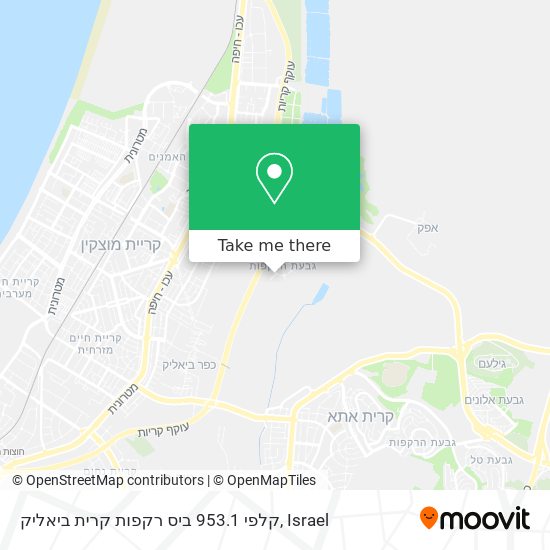 קלפי 953.1 ביס רקפות קרית ביאליק map