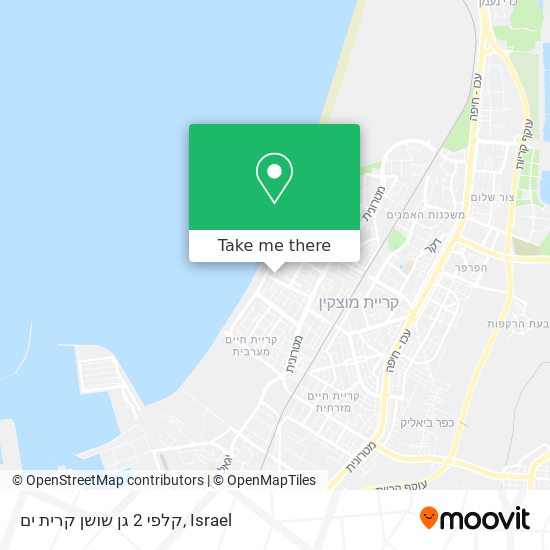 קלפי 2 גן שושן קרית ים map