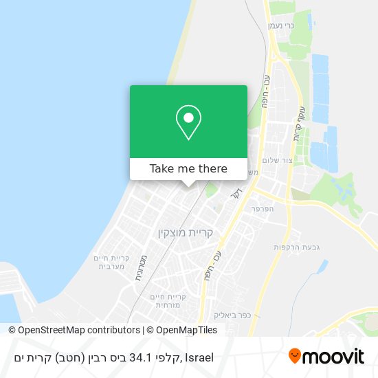 קלפי 34.1 ביס רבין (חטב) קרית ים map