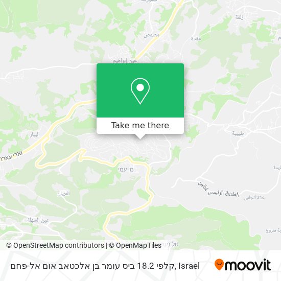 קלפי 18.2 ביס עומר בן אלכטאב אום אל-פחם map