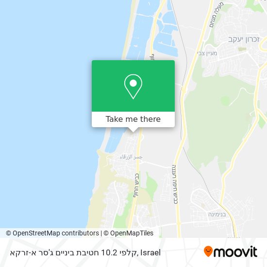 קלפי 10.2 חטיבת ביניים ג'סר א-זרקא map