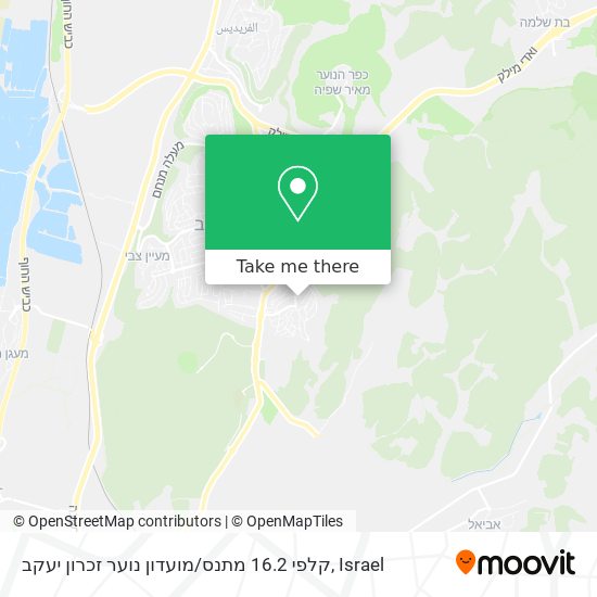 קלפי 16.2 מתנס / מועדון נוער זכרון יעקב map